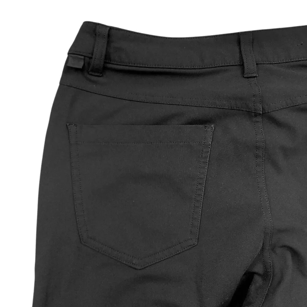 Lululemon ABC Slim-Fit Warpstreme Pants Mens 30x31 Black 5-Pocket Travel Golf